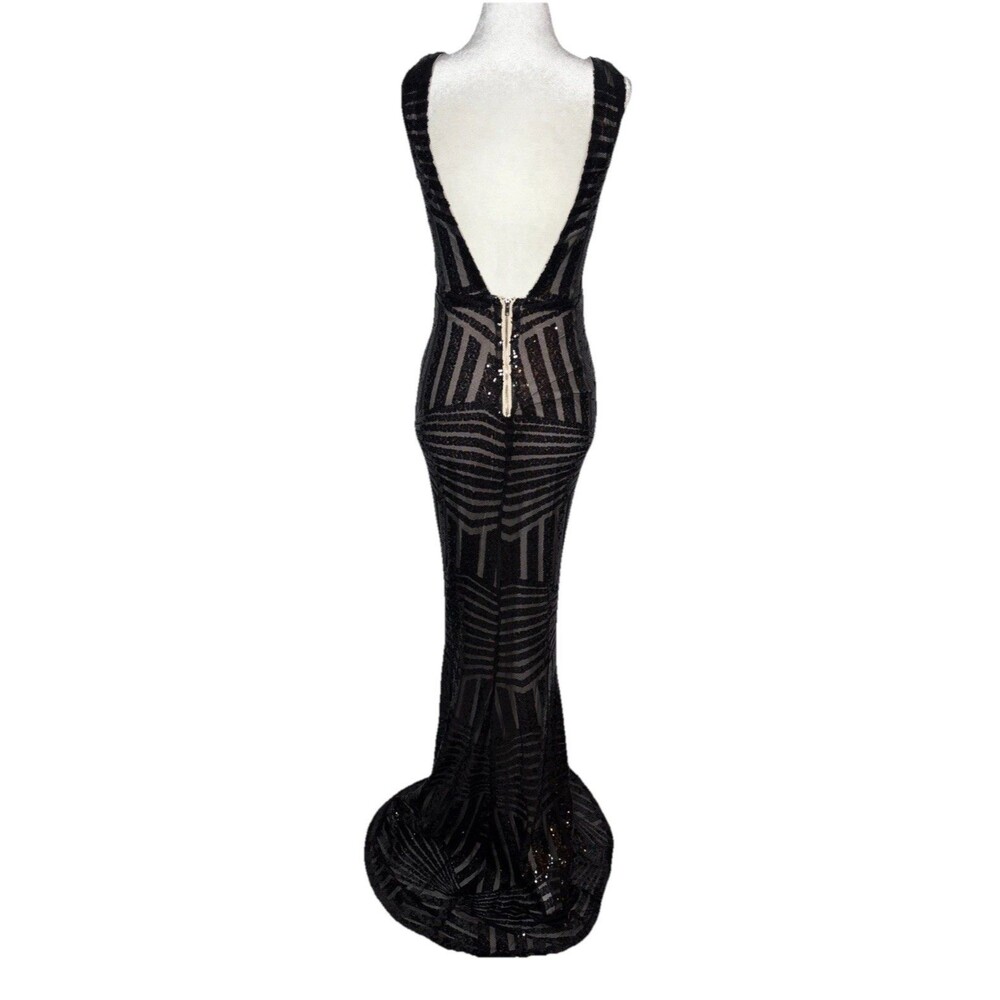 NWT Love and lemonade Womens XS Sequin Formal Gala Maxi dress - Picture 2 of 11